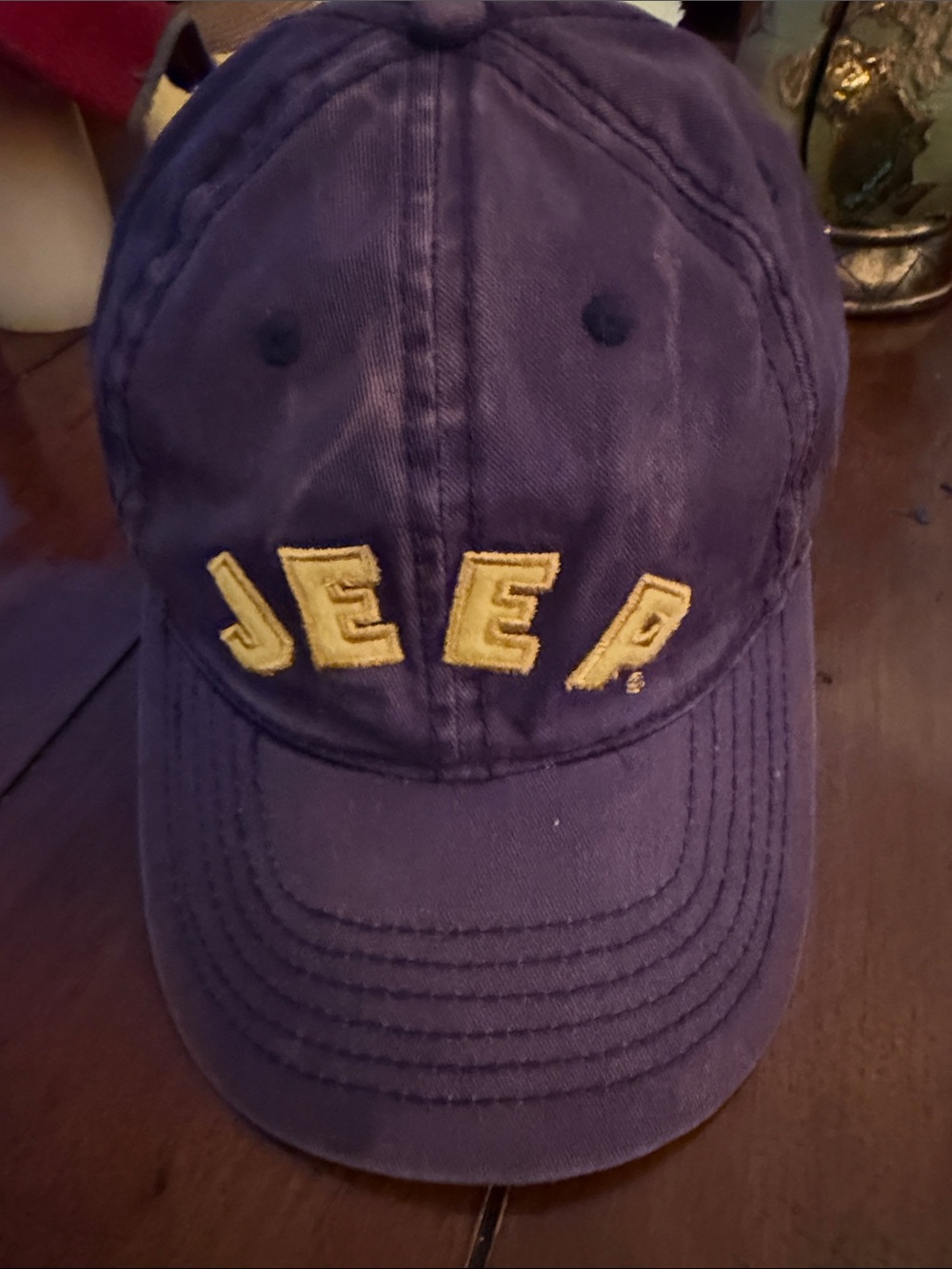 Jeep Purple Cap with Yellow Embroidered Logo